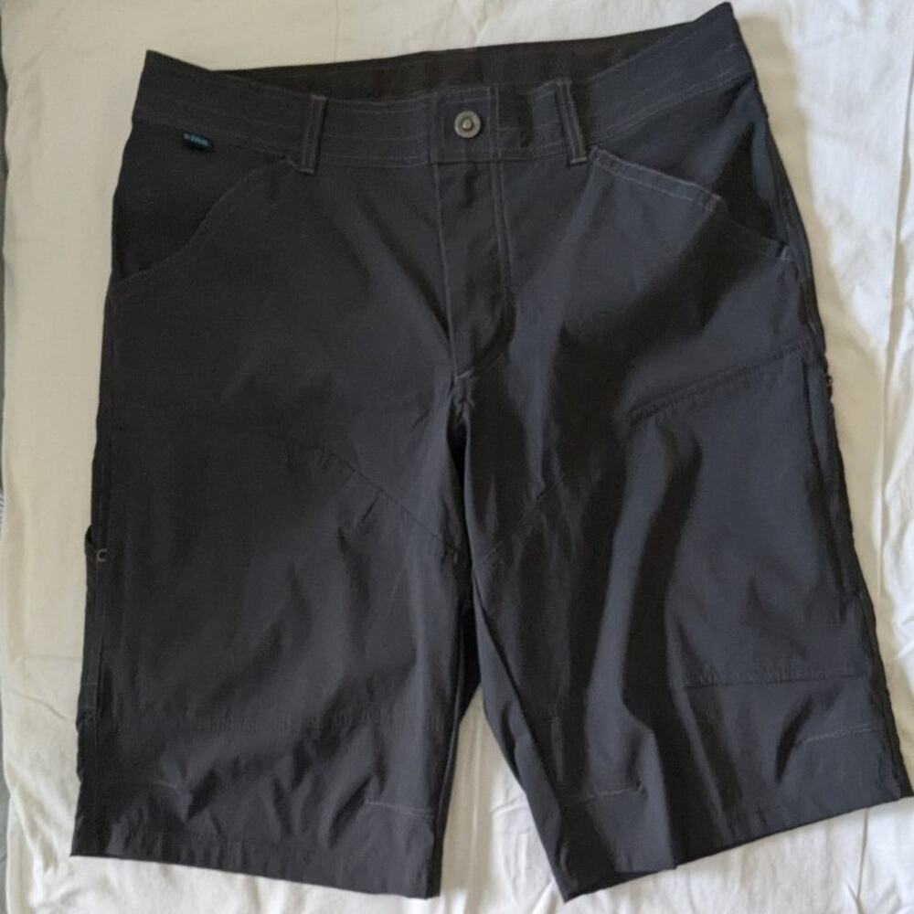 KÜHL Dark Gray Renegade Hiking Nylon Shorts 34